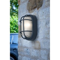 63716-003 Outdoor Matt Black Bulkhead Light 63716-003 Outdoor Matt Black Bulkhead Light