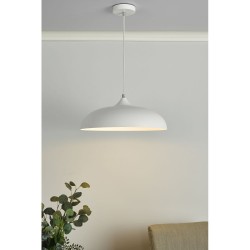 63734-003 Matt White Pendant