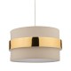 63738-003 - Shade Only - Taupe & Gold Shade