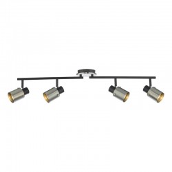 64920-003 Black & Brushed Nickel 4 Light Spotlights