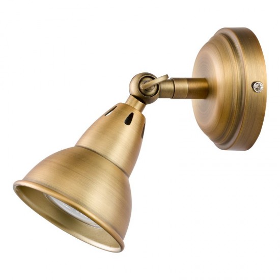 64936-003 Aged Brass Spotlight