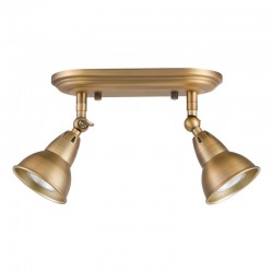 64938-003 Aged Brass 2 Light Spotlights 64938-003 Aged Brass 2 Light Spotlights