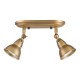 64938-003 Aged Brass 2 Light Spotlights