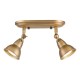 64938-003 Aged Brass 2 Light Spotlights