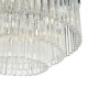 64956-003 Chrome 5 Light Flush with Clear Glass Rods 64956-003 Chrome 5 Light Flush with Clear Glass Rods