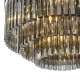 64957-003 Chrome 5 Light Flush with Smoked Glass Rods 64957-003 Chrome 5 Light Flush with Smoked Glass Rods