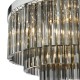 64957-003 Chrome 5 Light Flush with Smoked Glass Rods 64957-003 Chrome 5 Light Flush with Smoked Glass Rods