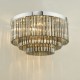 64957-003 Chrome 5 Light Flush with Smoked Glass Rods 64957-003 Chrome 5 Light Flush with Smoked Glass Rods