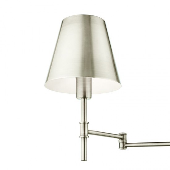 64964-003 Polished Nickel Swing Arm Wall Lamp