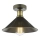 64968-003 Antique Brass & Graphite Flush