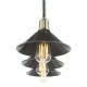 64969-003 Antique Brass & Graphite 3 Light over Island Fitting