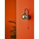 65051-004 Black Wall Lamp with Mirror Smoked Glass 65051-004 Black Wall Lamp with Mirror Smoked Glass
