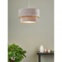 65067-004 - Shade Only - Mink & Silver Velvet Shade 65067-004 - Shade Only - Mink & Silver Velvet Shade