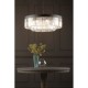 67870-003 Anthracite 8 Light Chandelier with Crystal