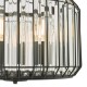 67883-003 Satin Black 3 Light Pendant with Crystal