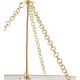 71180-003 Gold Pendant 5 Light with Natural Seagrass Shade