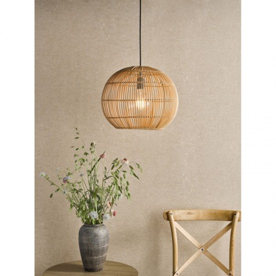 71198-003 Natural Rattan Pendant