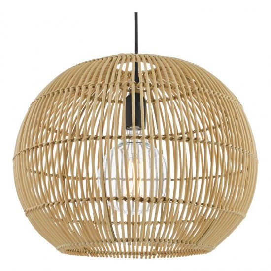 71198-003 Natural Rattan Pendant