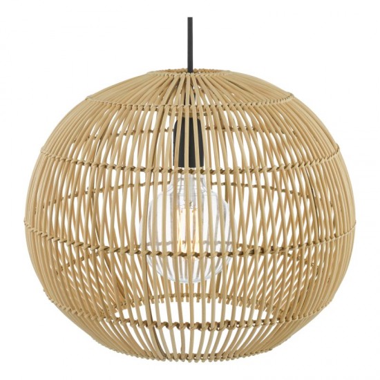 71198-003 Natural Rattan Pendant