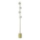71210-003 Gold 4 Light Floor Lamp with Opal Glasses