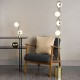 71210-003 Gold 4 Light Floor Lamp with Opal Glasses