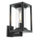 71216-003 Black Wall Lamp with Clear Glass