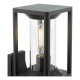 71216-003 Black Wall Lamp with Clear Glass