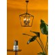 71346-003 Matt Black 4 Light Lantern Pendant