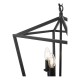 71346-003 Matt Black 4 Light Lantern Pendant