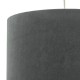 51956-003 - Shade Only - Velvet Grey Shade for Pendant