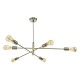 22864-003 Adjustable Antique Brass 6 Light Centre Fitting