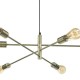 22864-003 Adjustable Antique Brass 6 Light Centre Fitting