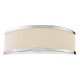 74715-003 Polished Chrome Wall Lamp with Ivory Shade & Diffuser