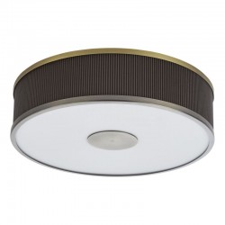 74719-003 Antique Brass 3 Light Flush with Bronze Mushroom Shade & Diffuser 74719-003 Antique Brass 3 Light Flush with Bronze Mushroom Shade & Diffuser