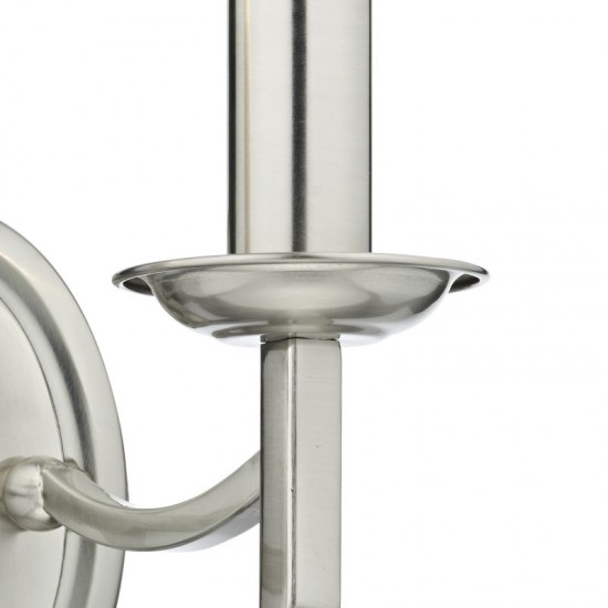 32070-003 Satin Chrome 2 Light Wall Lamp 32070-003 Satin Chrome 2 Light Wall Lamp