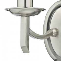 32070-003 Satin Chrome 2 Light Wall Lamp