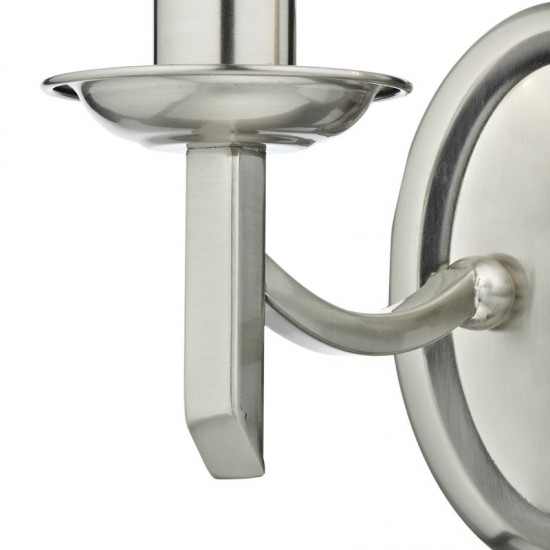 32070-003 Satin Chrome 2 Light Wall Lamp 32070-003 Satin Chrome 2 Light Wall Lamp