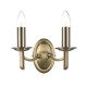 23512-003 Antique Brass 2 Light Wall Lamp 23512-003 Antique Brass 2 Light Wall Lamp