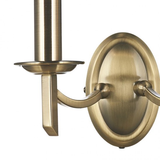 23512-003 Antique Brass 2 Light Wall Lamp 23512-003 Antique Brass 2 Light Wall Lamp