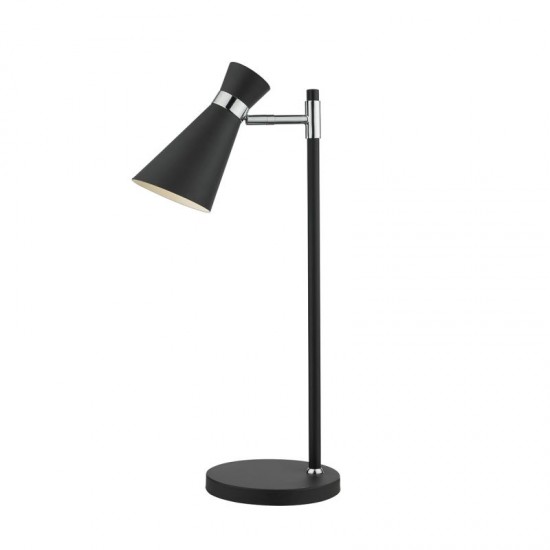 1307-003 Black & Chrome Table Lamp