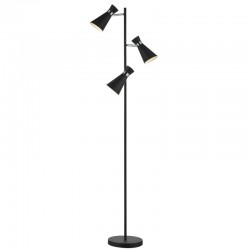 1308-003 Black & Chrome 3 Light Floor Lamp 1308-003 Black & Chrome 3 Light Floor Lamp