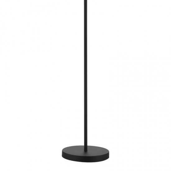 1308-003 Black & Chrome 3 Light Floor Lamp