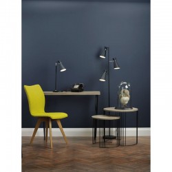 1308-003 Black & Chrome 3 Light Floor Lamp 1308-003 Black & Chrome 3 Light Floor Lamp