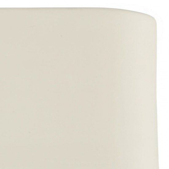 4101-003 Washer White Ceramic Wall Lights