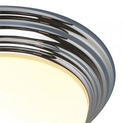 4130-003 Bathroom Polished Chrome Flush with Opal Glass