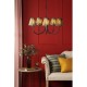 74728-003 Matt Black 5 Light Centre Fitting