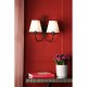 74734-003 Matt Black 2 Light Wall Lamp