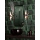 74752-003 Chrome 2 Light Wall Lamp with Frosted & Ribbed Glass IP44