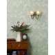 4205-003 Antique Brass Wall Lamp with White Glasses