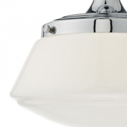 22887-003 Bathroom Polish Chrome Ceiling Lamp with Opal Glass  22887-003 Bathroom Polish Chrome Ceiling Lamp with Opal Glass